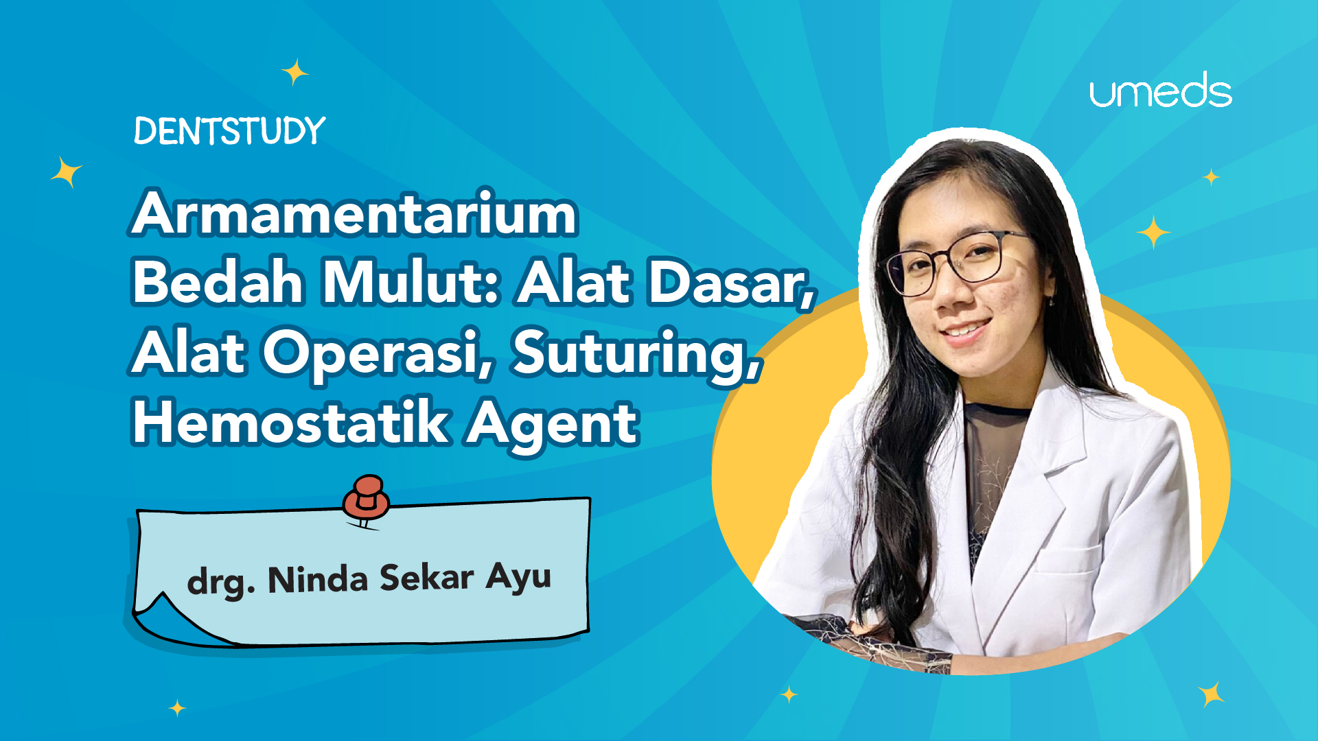 Armamentarium Bedah Mulut : Alat Dasar, Alat Operasi BM, Suturing, Hemostatik Agent