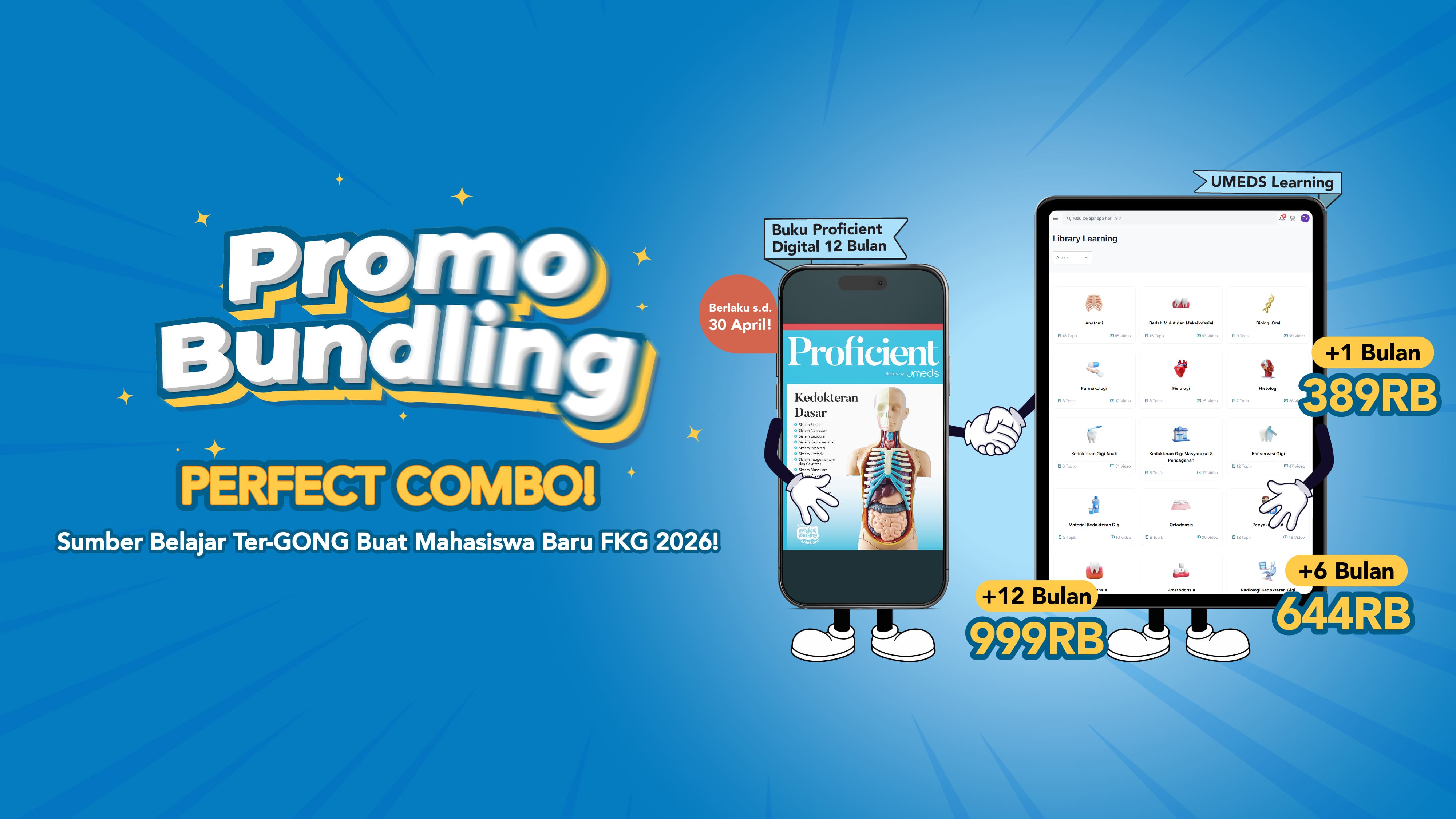 Paket Combo Maba: Proficient & Learning 1 Bulan